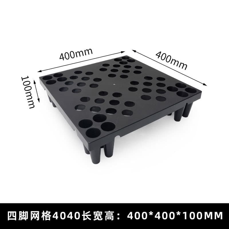 Four legs black: 400*400*100mm