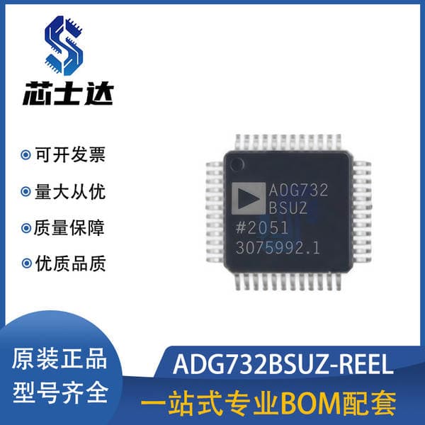 Adg732Bsuz-Reel Packaged Tqfp48 Semiconductor Chip Brand New Original Digital Components