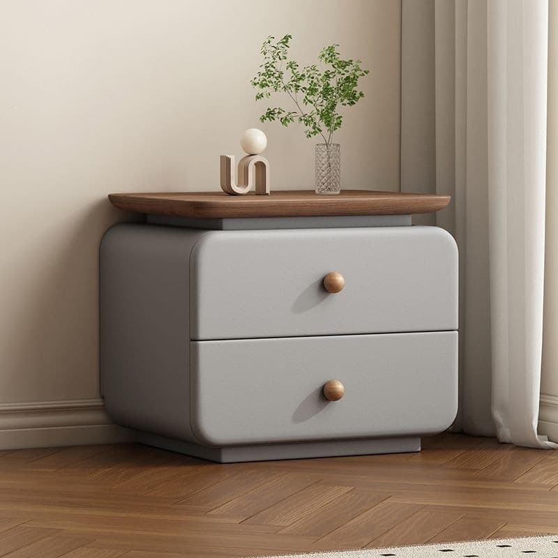 Light gray [high-density frame + solid wood drawer]