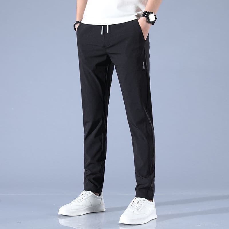 Black label trousers - black