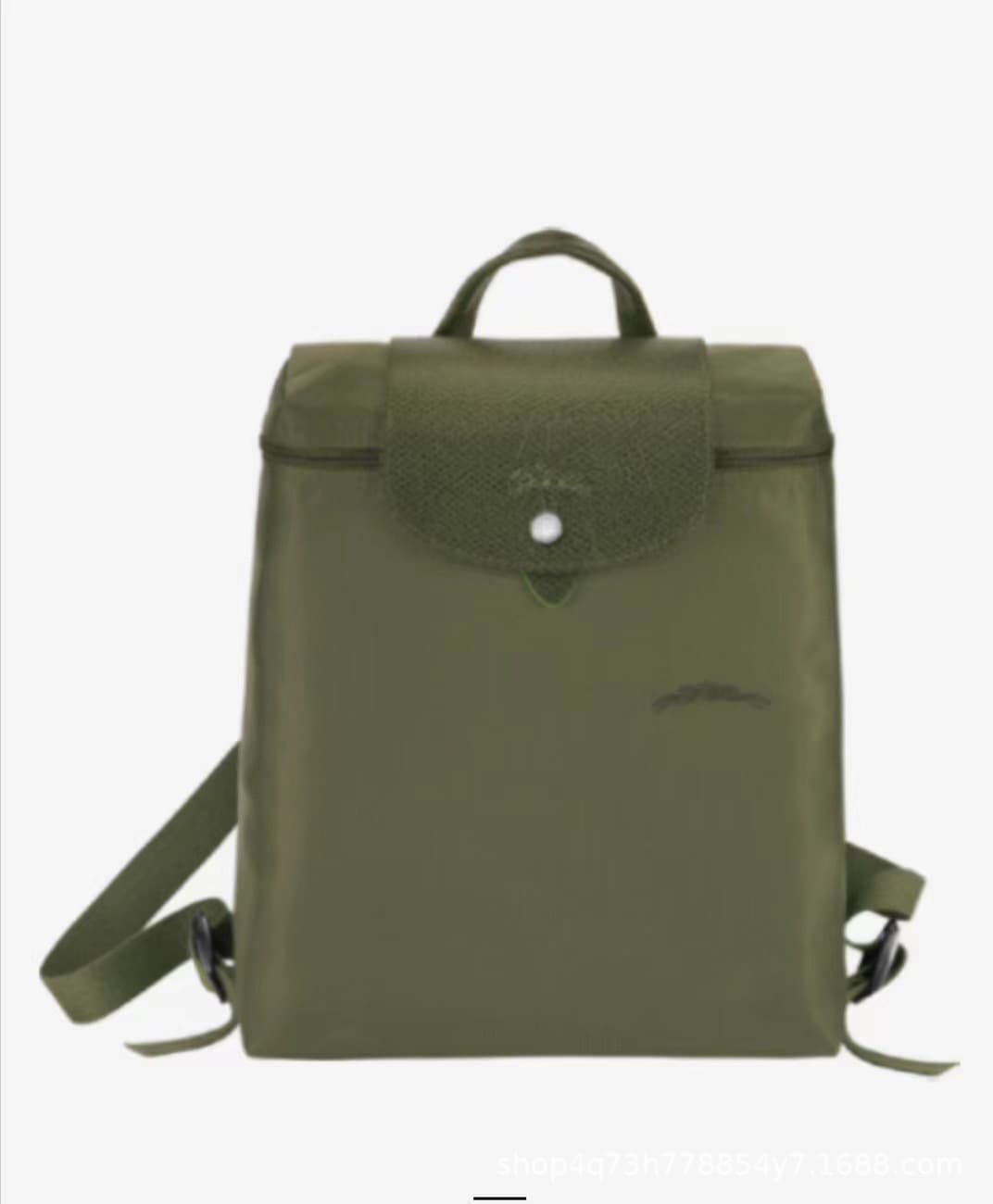 Eco-friendly forest green backpack