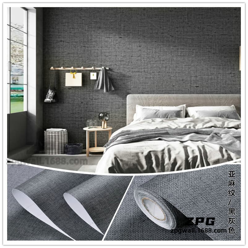 Linen pattern-black and gray [strong coverage]]