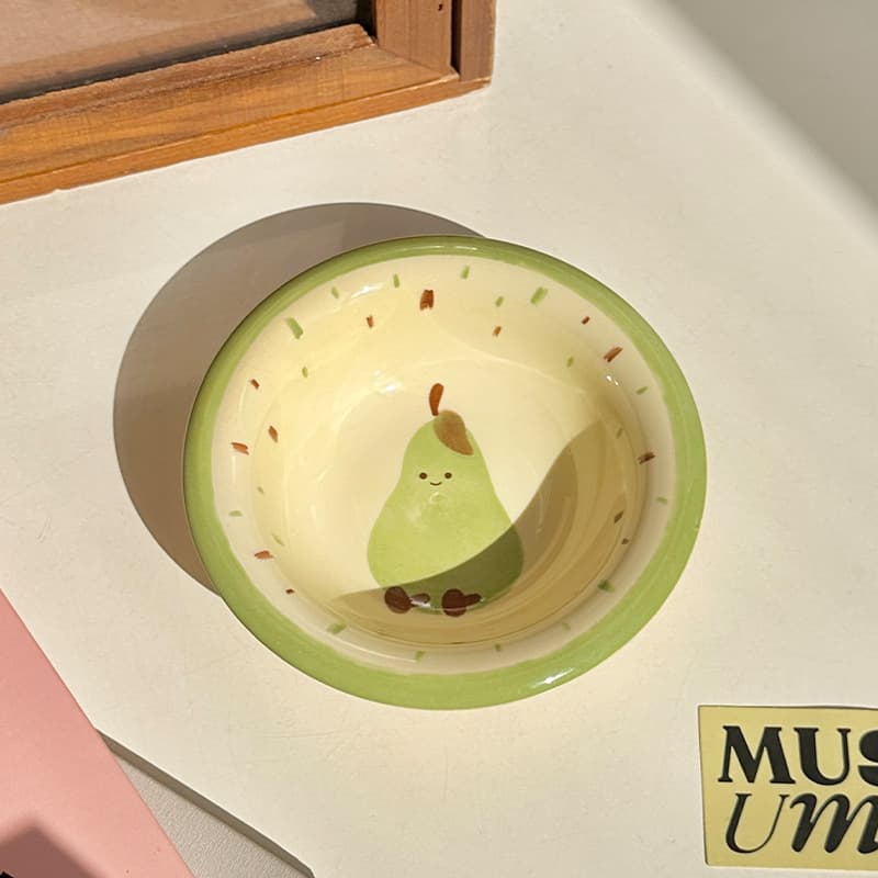 Mini dish-green pear