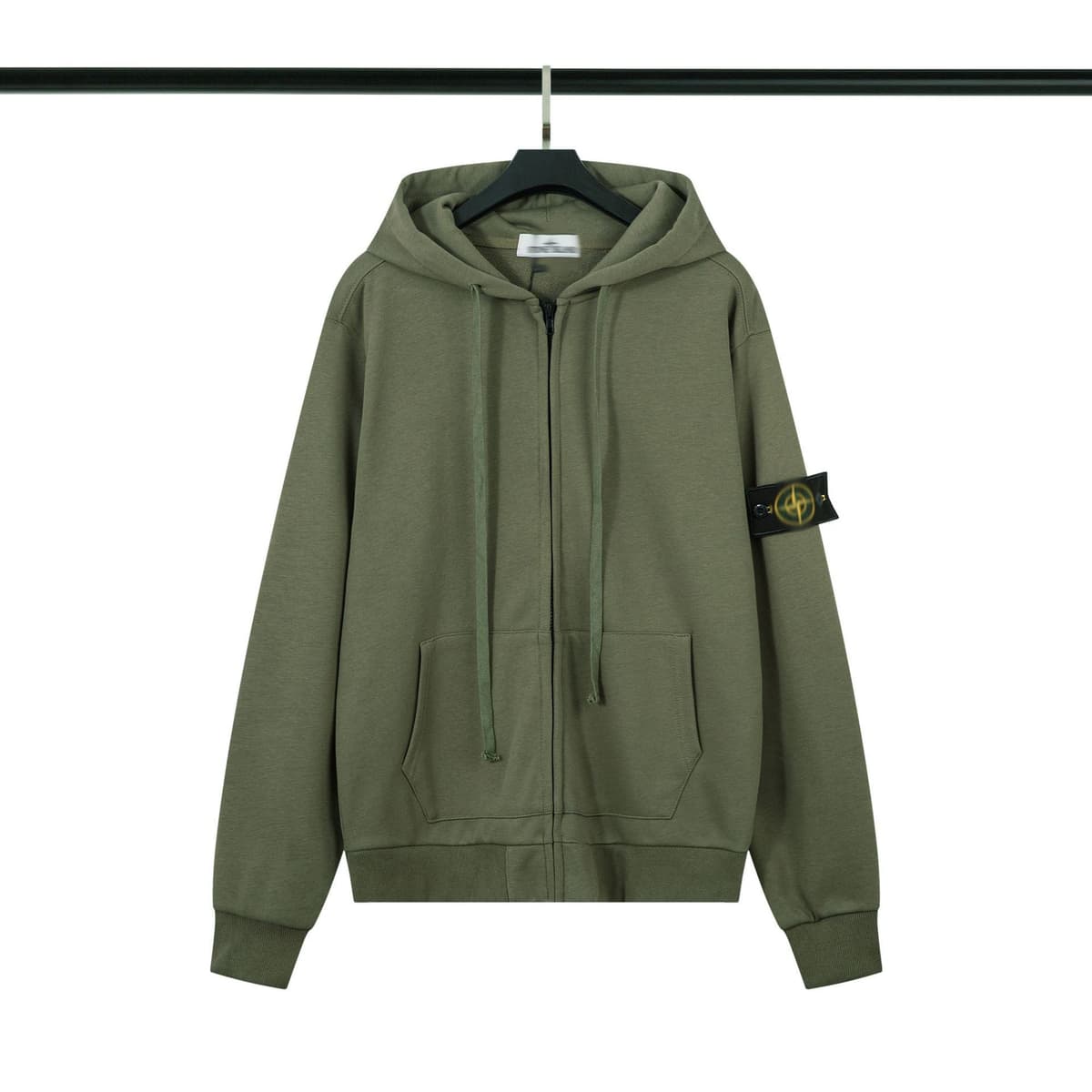 298 military green terry