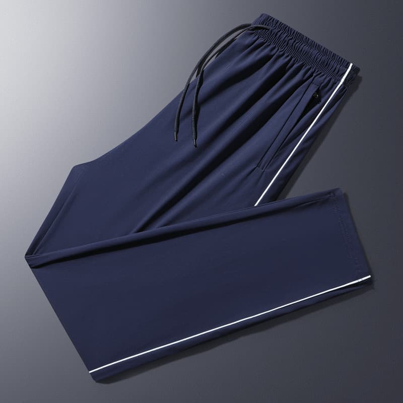 (ice silk quick-drying) one strip navy blue