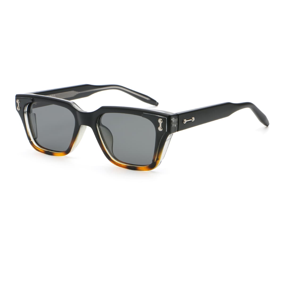 C2 sand black bean flower gradient frame/grey piece