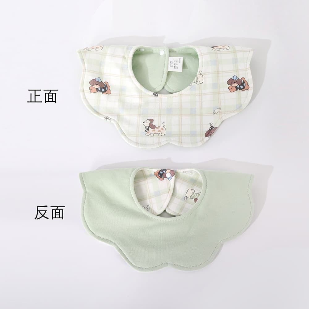 Waterproof petal green check puppy