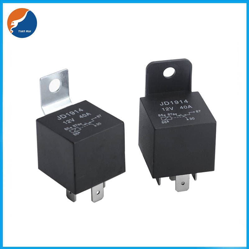 Automobile relay JD1912 JD1914 4-foot 5-foot relay 40A 50A high-power DC relay 3