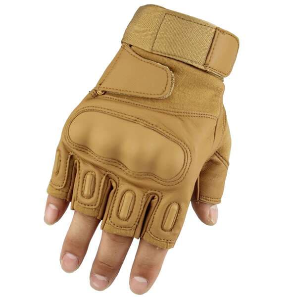 Supply Oji half-finger tactical gloves riding motorcycle gloves outdoor mountaineering hard shell anti-cut sports gloves