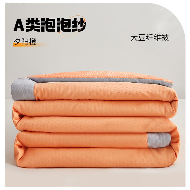 Sunset orange - tablet case, ultra-soft bubble crepe
