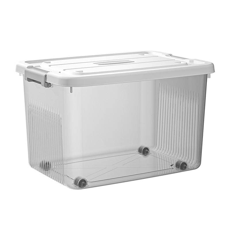 Plastic Transparent Storage Box with Lid for Household Clothes Storage Box Extra Large Storage Box Storage Box 5