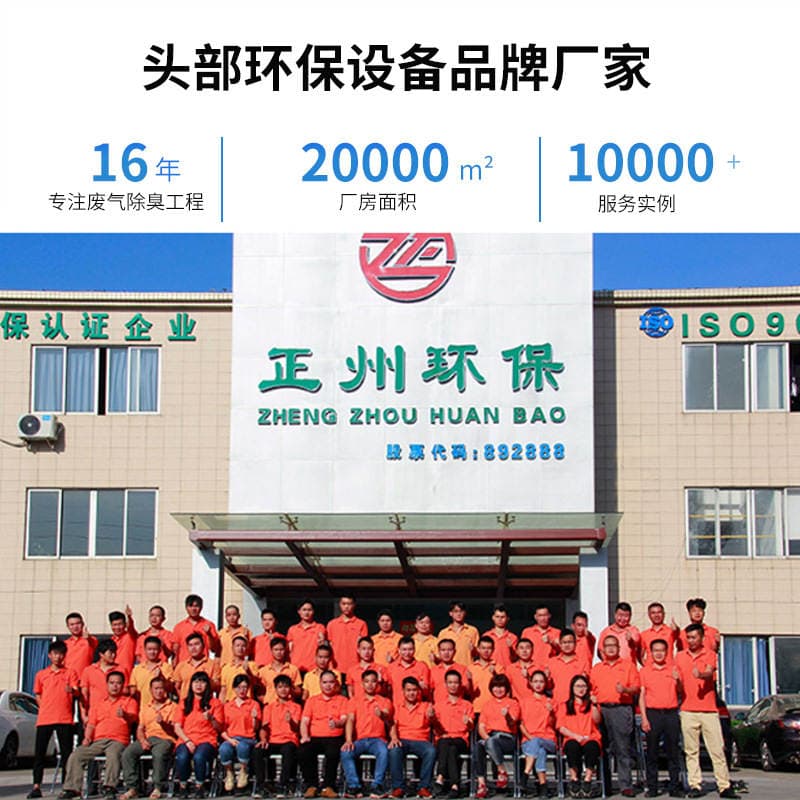 Direct Supply from the Manufacturer of Industrial Waste Gas Treatment Equipment, Vocs Chemical and Pharmaceutical Industry Flue Gas Deodorization, Spray Fiberglass 4