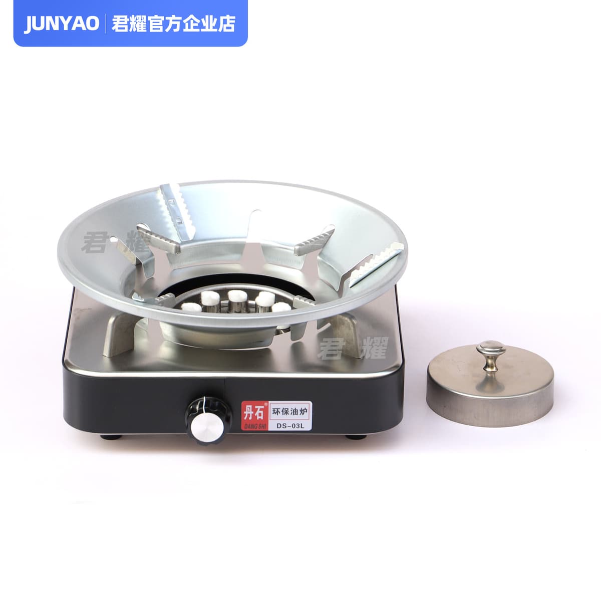 10-core eco-friendly oil burner - black