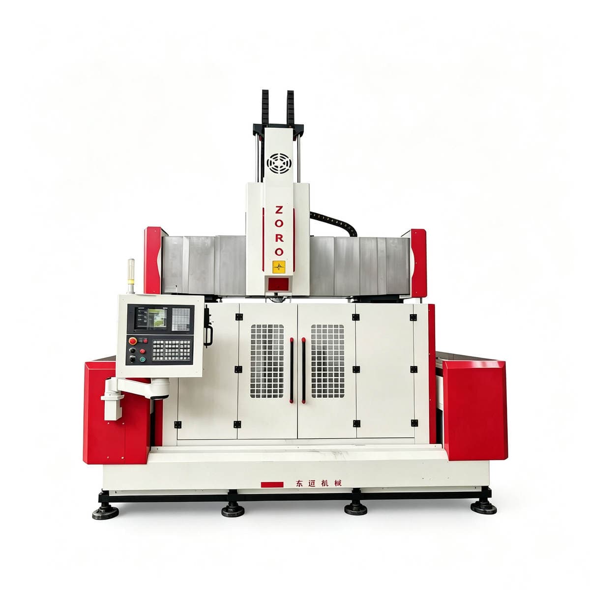 Zoro-2030 Movable Beam Gantry Machining Center Papermaking Machinery Cnc Drilling and Milling Machine Cnc Equipment Programming Drilling 5