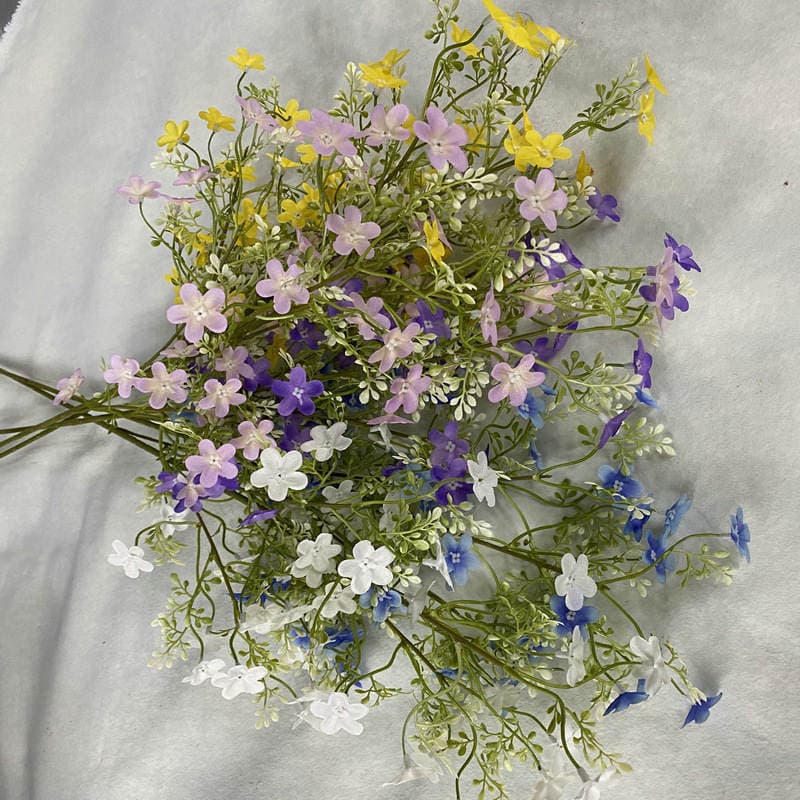 Margaret Wedding Wildflower Indoor Living Room Artificial Flower Decoration Living Room Arrangement Dining Table Silk Flowers Home Decorative Bouquet 3