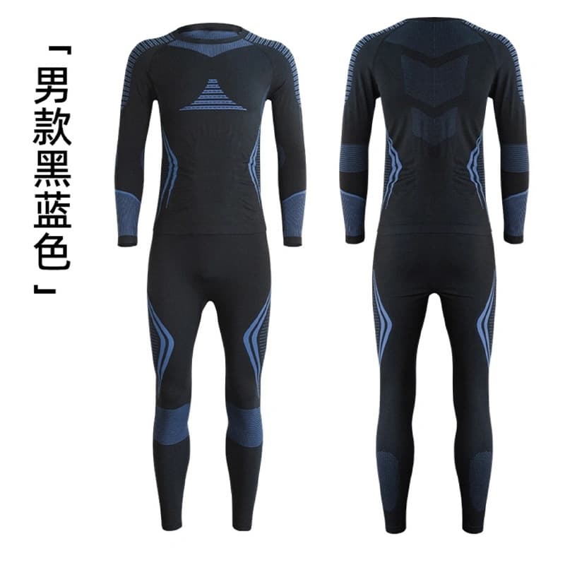 Men's black blue