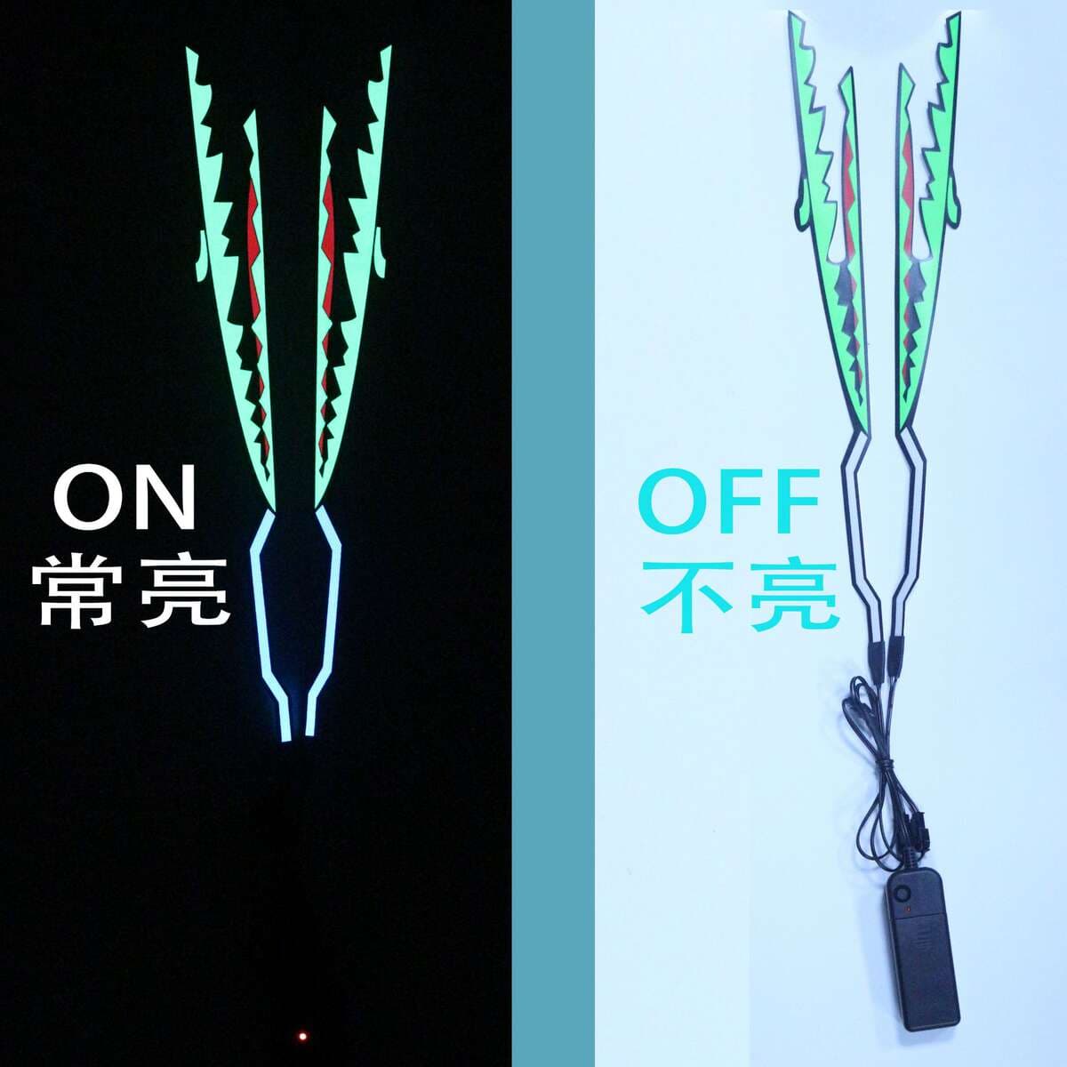 Motorcycle Helmet Light Strip Decoration, Adhesive Luminous Strip, Car Light, Fluorescent, Hot-Selling, Colorful, Ultra-Thin 4