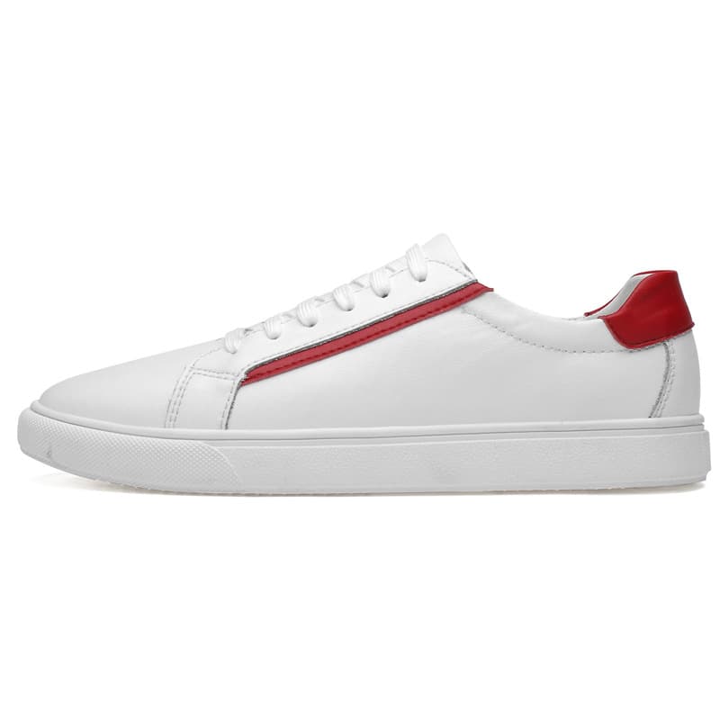 White + red