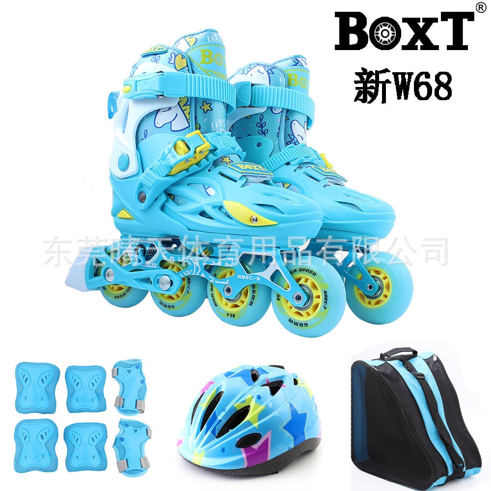 Blue W68 + scorpion protective gear + helmet + Backpack