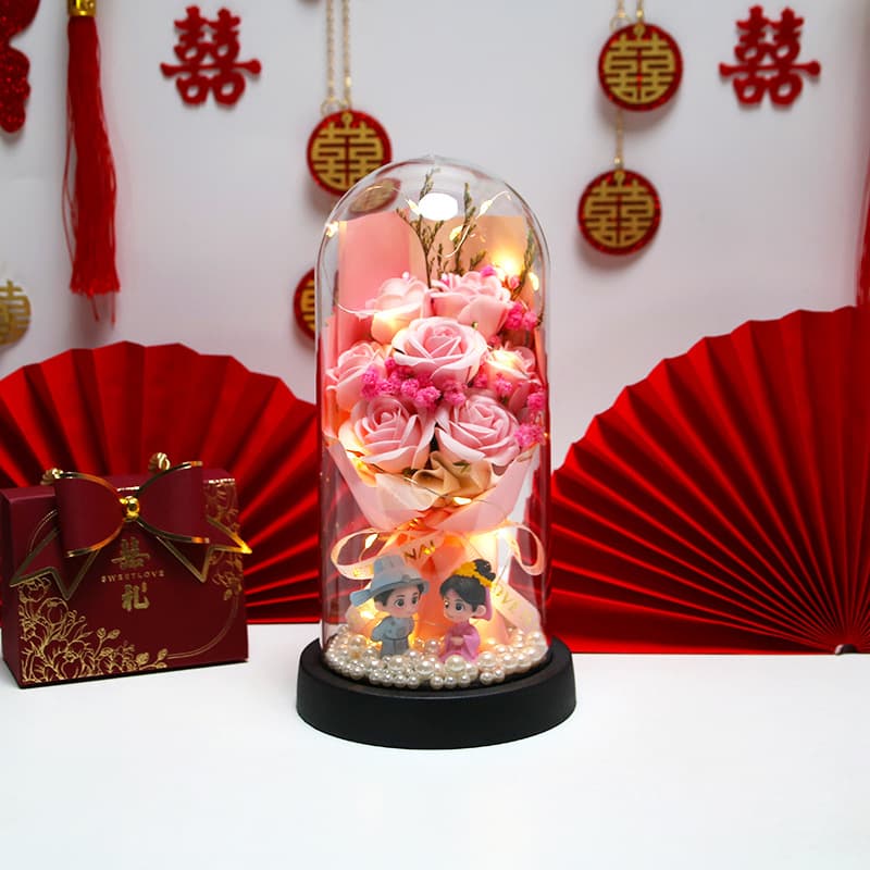Qi xiyuanman【7 pink roses】