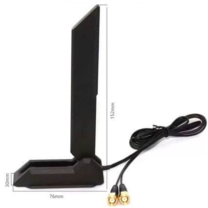 4G 5G Sorma qəlibli anten, Simsiz Wifi6 Wifi7 Router Şəbəkə Kartı üçün, Qatlanan Rezin Çubuq SMA İkili Anten 1