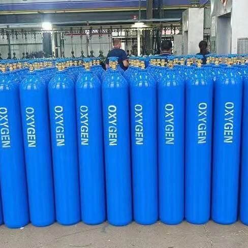 Yong'An Oxygen Bottle 40 Liters Oxygen Bottle 50 Liters Argon Cylinder 40 Liters Oxygen Storage Tank High Pressure Seamless Steel Cylinder Gas Tank 4
