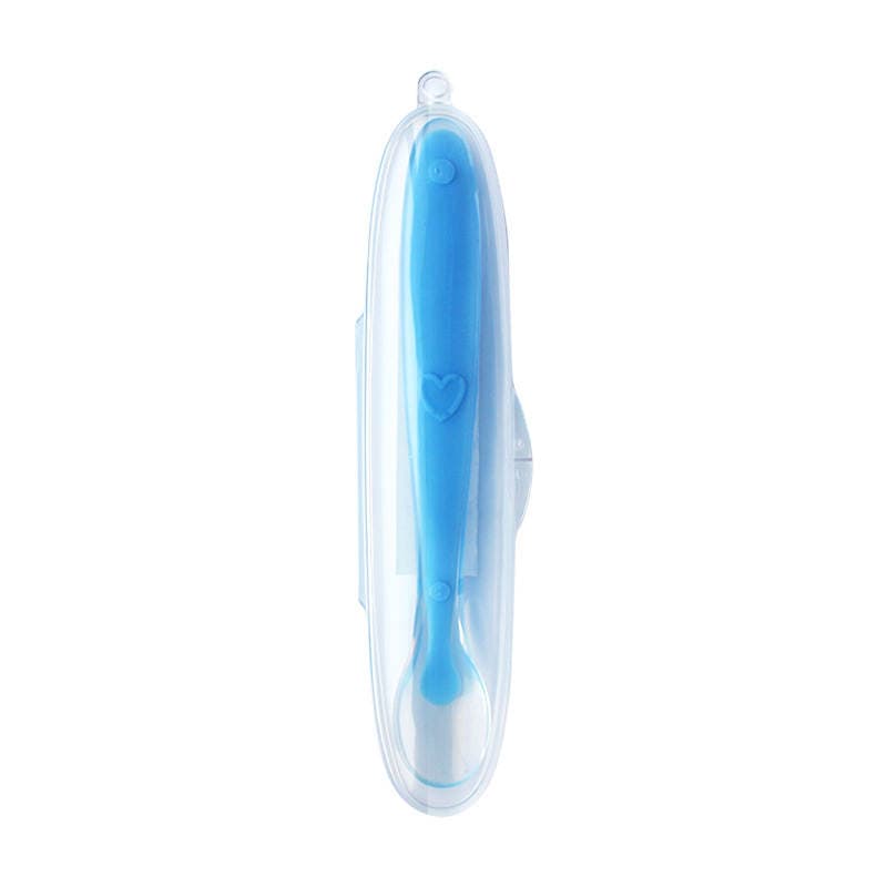Mother and Baby Products Baby Soft-Head Silicone Food Supplement Spoon Food-Grade Baby Rice Cereal Puree Spoon Children's Feeding Tableware 5