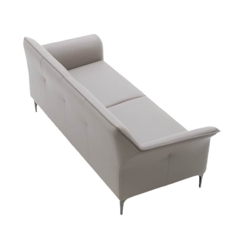 Combination Office Reception Leather Sofa Fashion Casual Sofa Single Sofa Chair School One Two Three Position Reading Sofa 5