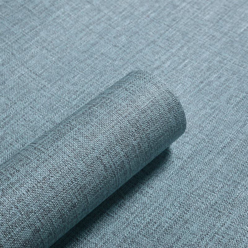 Peacock blue linen