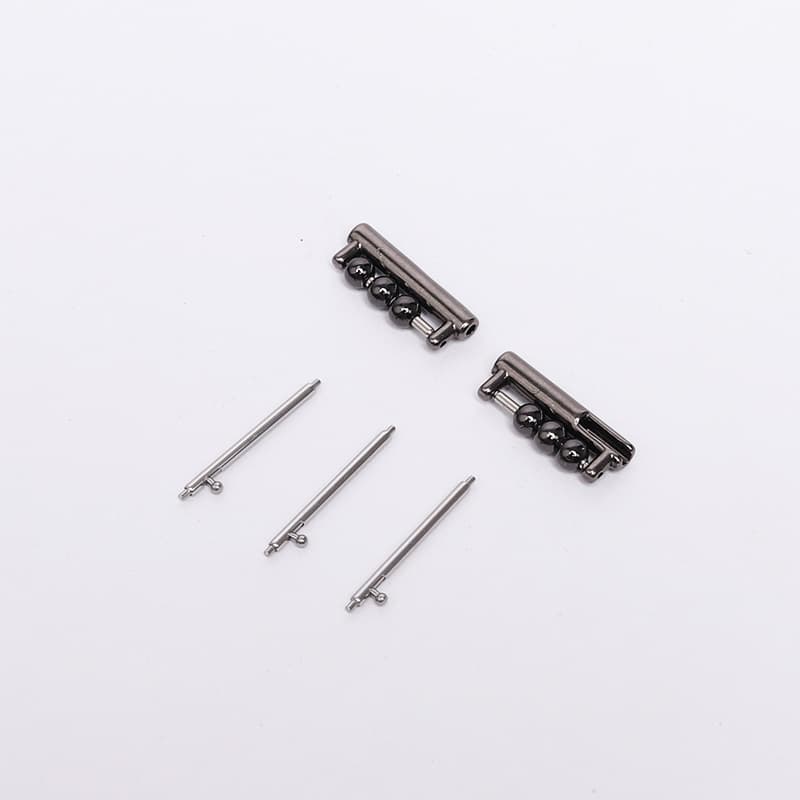 [raw ear model] black - 3 black spacer beads