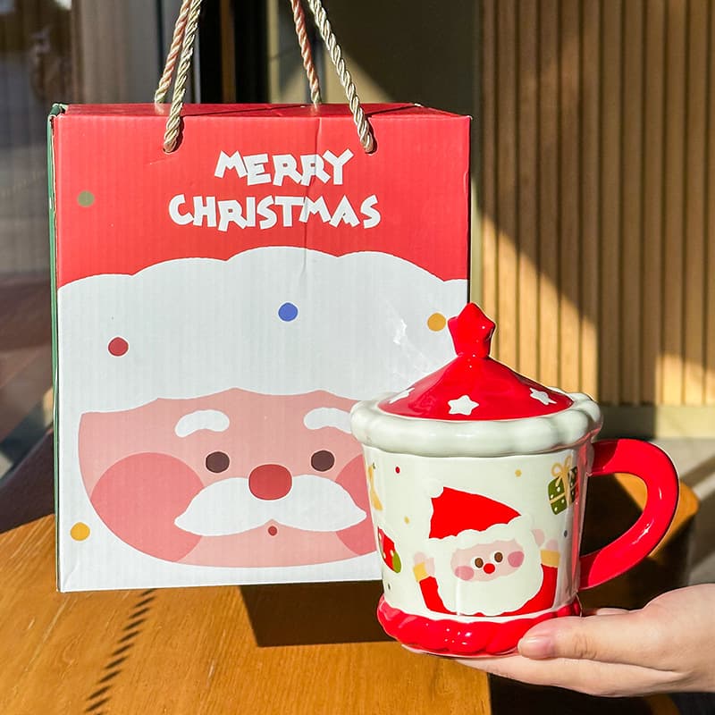 Star christmas cup-red [christmas portable gift box]