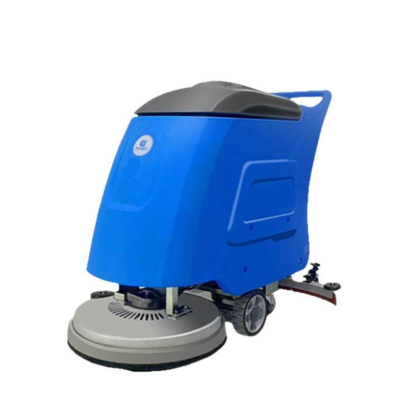 Commercial Battery-Powered Hand-Push Floor Scrubber for Workshops, Property Management, Garages, Industrial Exhibition Halls, Floor Cleaning Machine for Efficient Cleaning 5