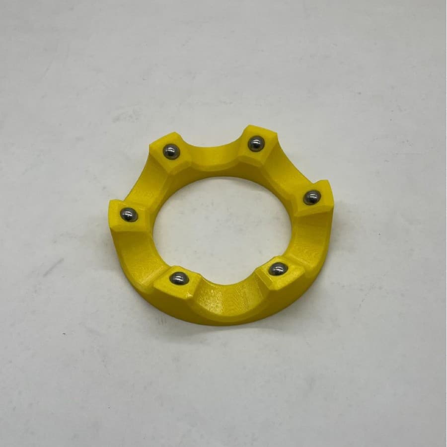 Bowling ball placement circle-yellow [3d printing]