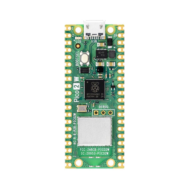 Raspberry Pi Pico 2W İnkişaf Lövhəsi, RP2350 İki Nüvəli, Wi-Fi və IoT üçün 5