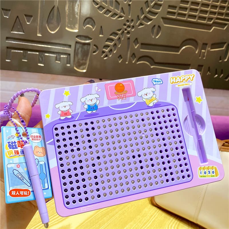 Vitality cute pet tablet magnetic beads-purple