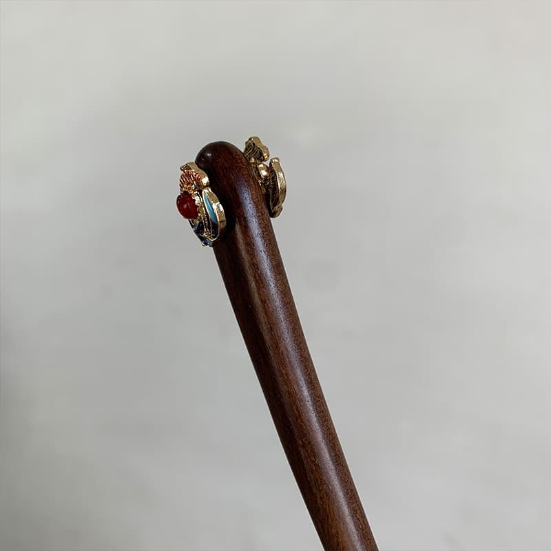 Double-sided - koi [big-leaf red sandalwood]