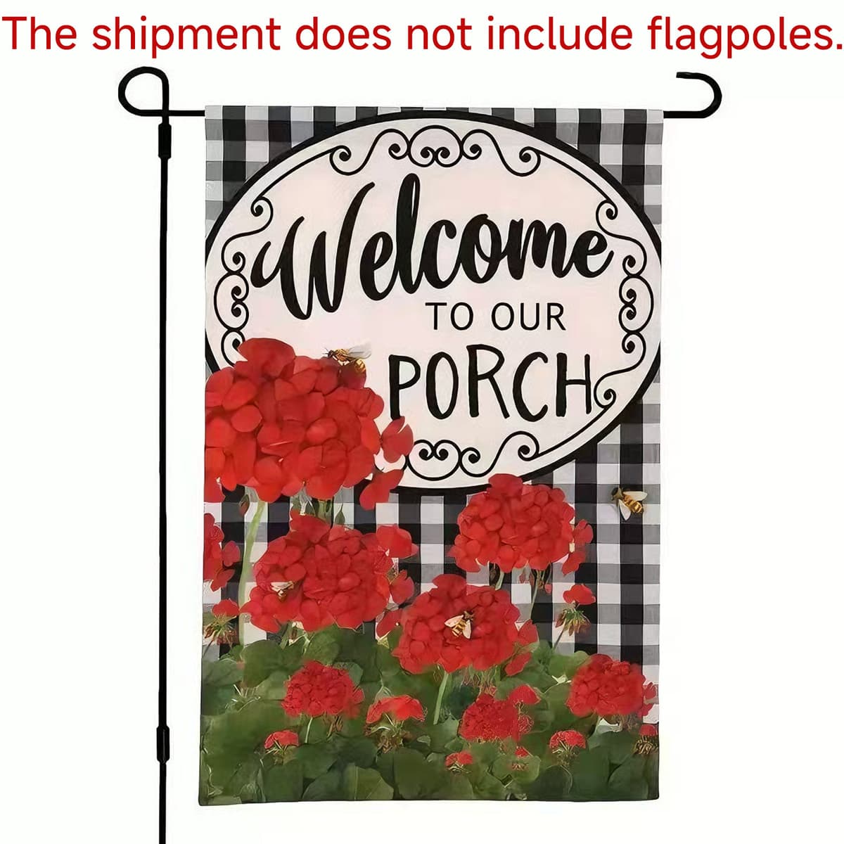 Rose garden flag