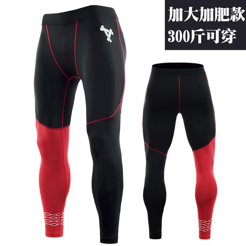 Add fat trousers 1852 black + red