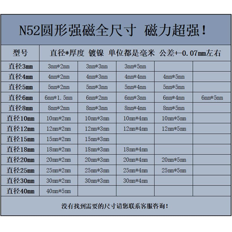 Directly Supplied from the Manufacturer, N52 High-Performance Strong Magnets, Standard Size, in Stock, Powerful Magnets, Circular Magnet Discs, Strong Magnetic Magnets 4