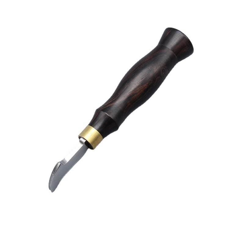 Handmade leather edge Wire Press Wire Press tool leather diy leather craft tool sandalwood handle edge press Groove Press 3