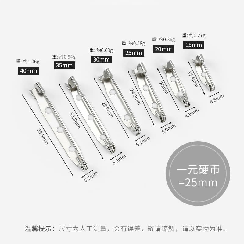 Flat pin