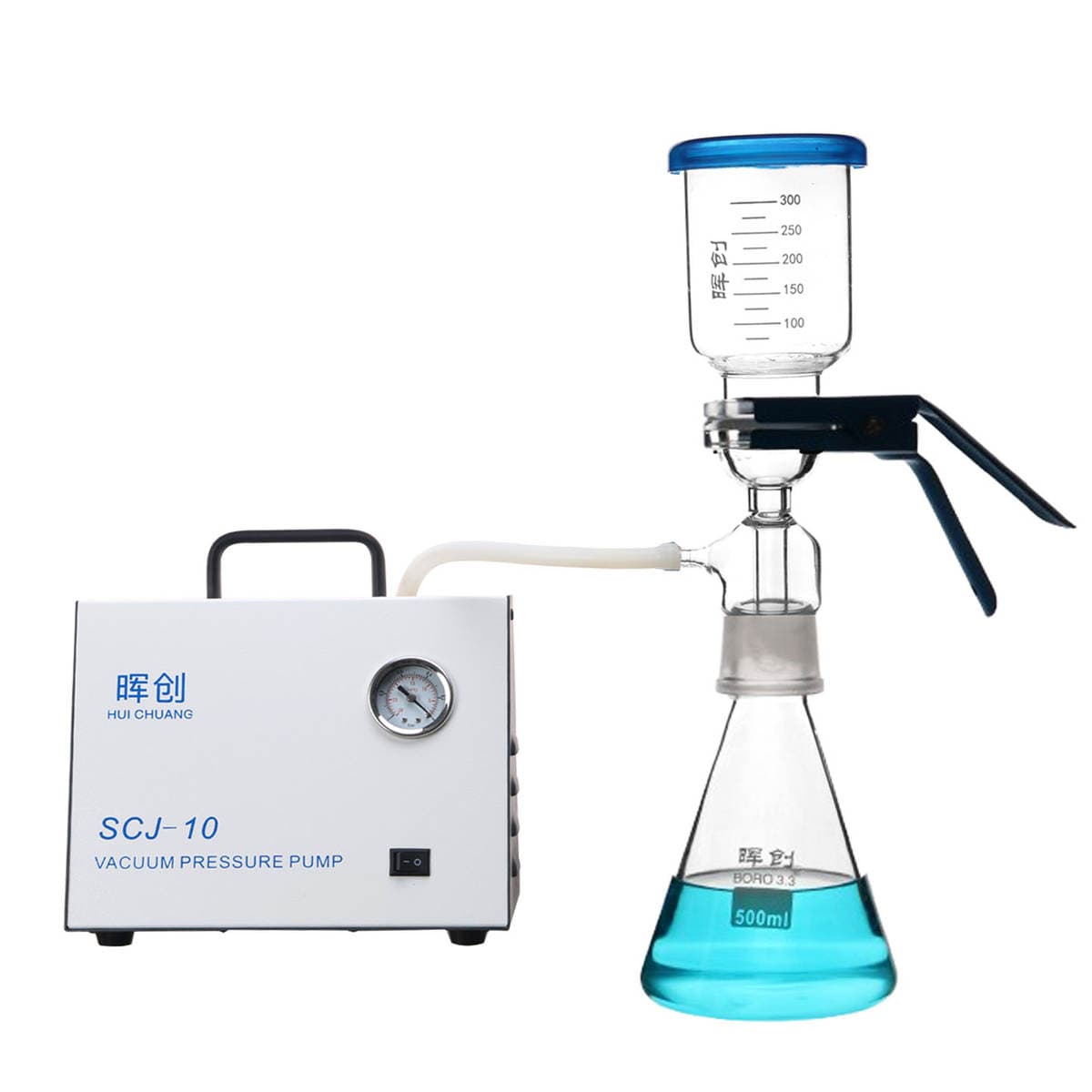 Huichuang Hc-10 yağsız diafraqmalı vakuum nasosu, laboratoriya filtrasiyası üçün. 5