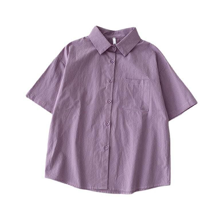 Shirt Women 2024 Spring and Autumn New Korean Loose Women's Clothing White Spring and Summer Fashion All-match Shirt Lapel Top 5