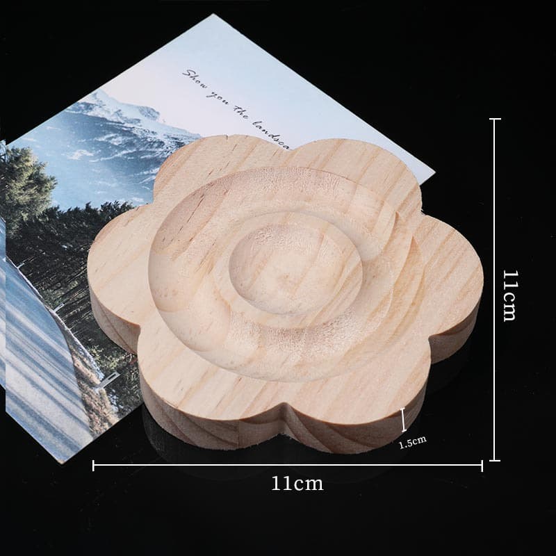 [pine flower] display plate