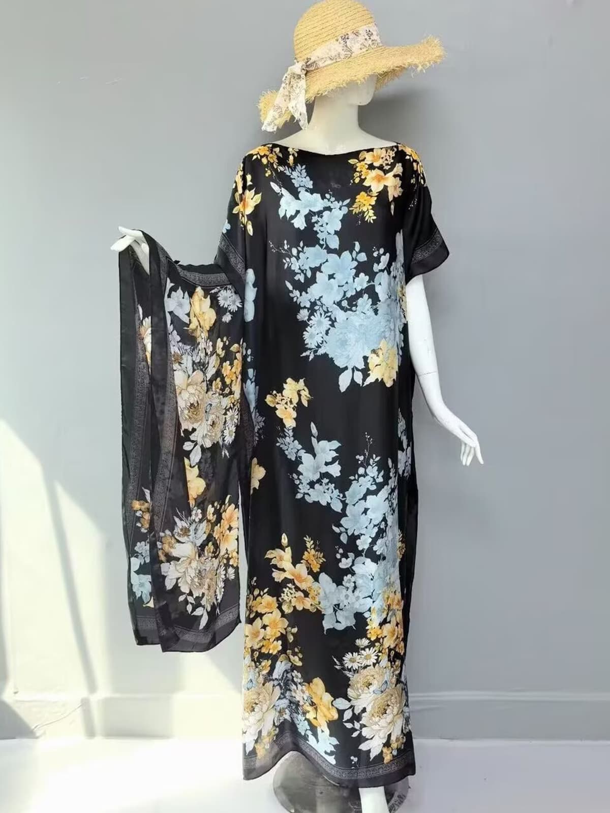140-blooming flowers-black