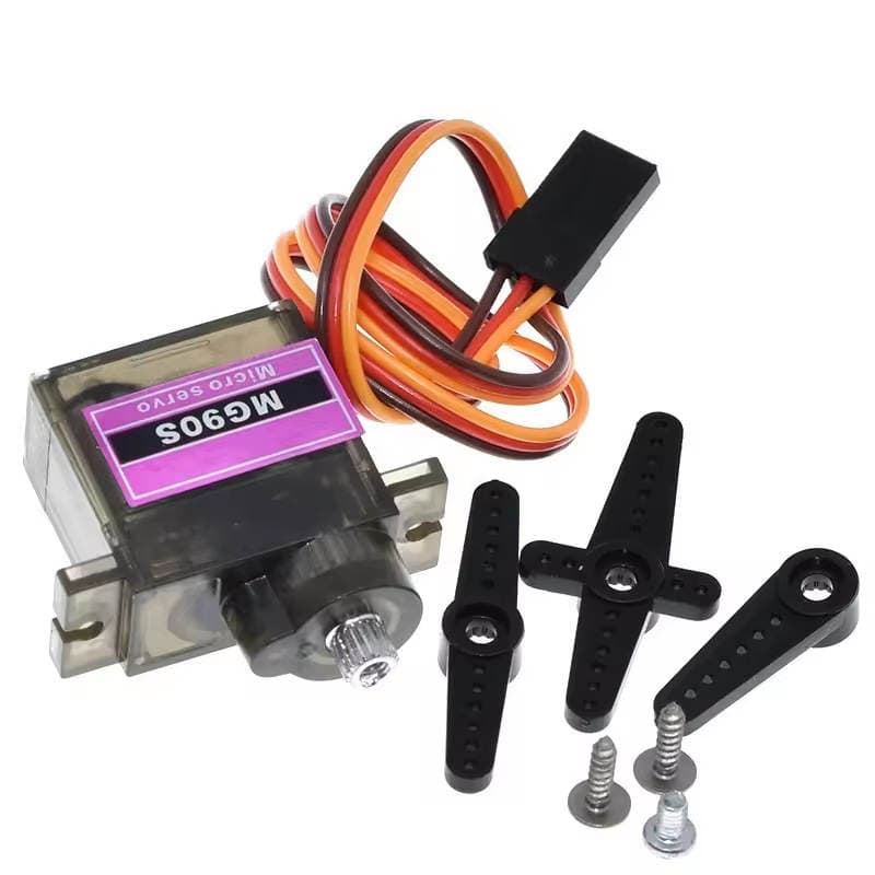 Mg90S Metal Gear Steering Gear Mg90S 3D Shuangfei 450 Electric Straight Inclined Disc Mg90 Steering Gear 3