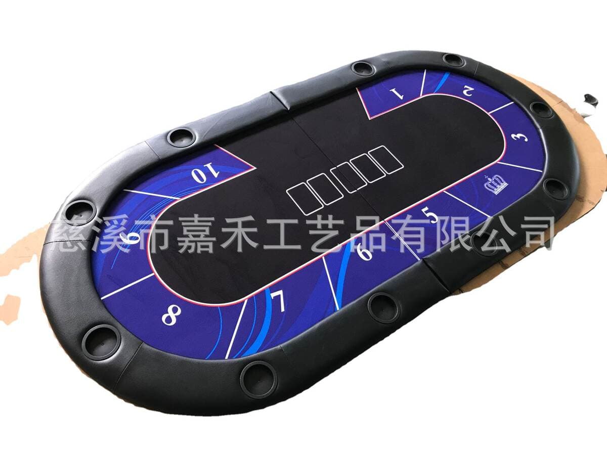 200* 100cm, Foldableable Oval Texas Hold'em Tabletop 5