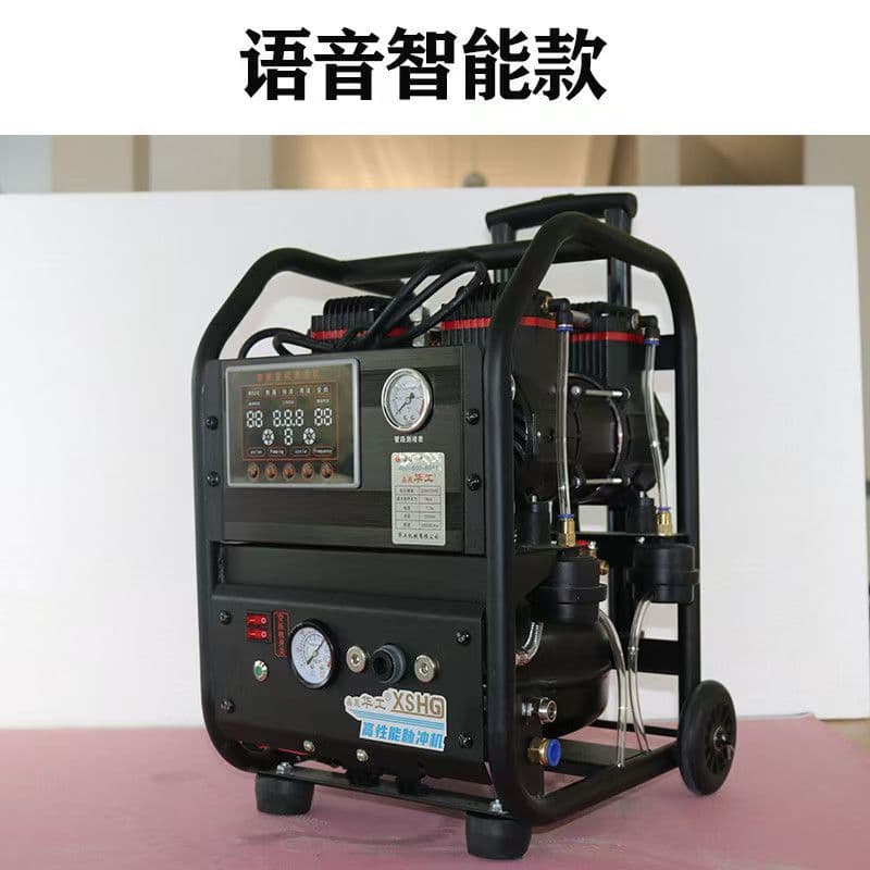 Black voice-activated smart 2500w standalone unit