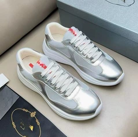 Silver-patent leather