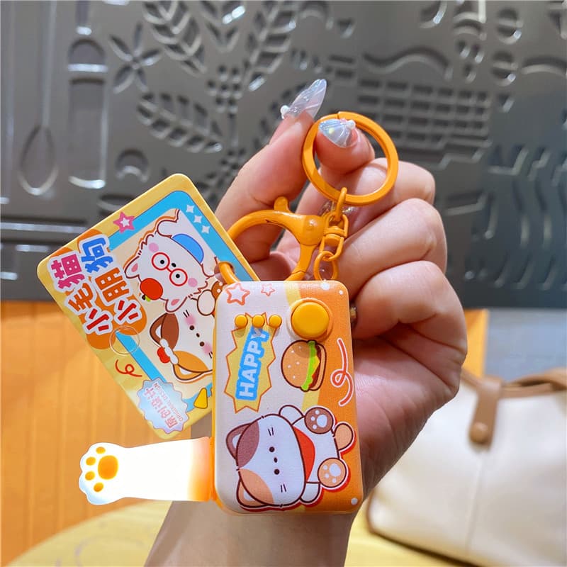 Mini cat claw night light-orange burger cat